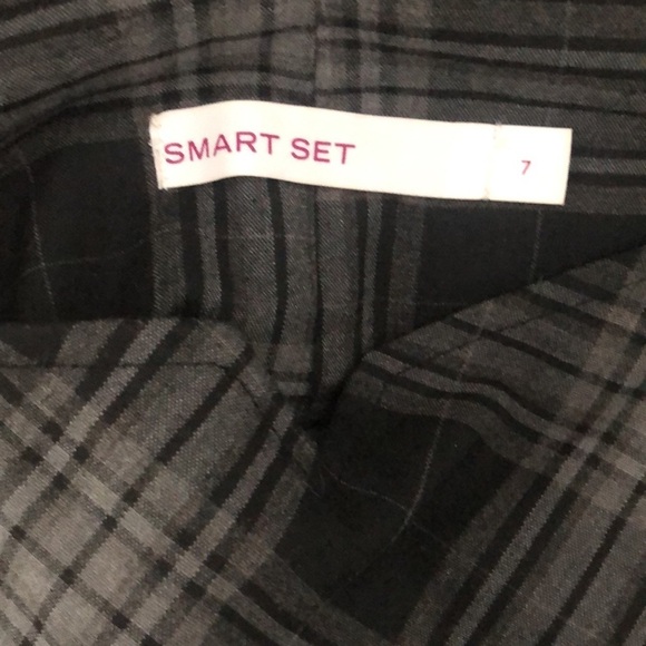 Vintage Midi Plaid Pencil Skirt Wide Waist Size 7 - Picture 5 of 6